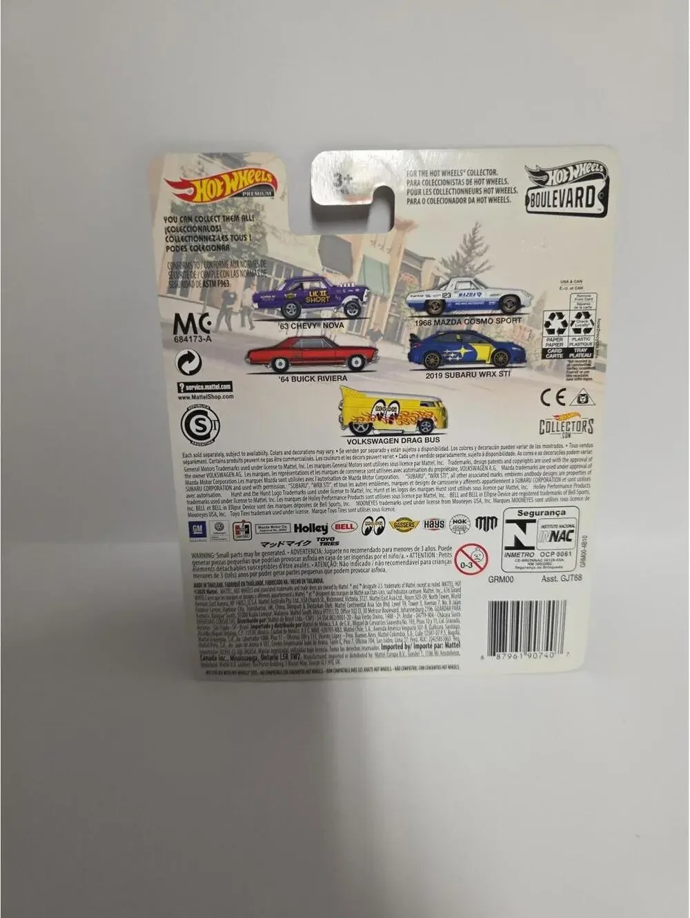 2021 Hot Wheels Premium Boulevard 1:64 #22 1968 Mazda Cosmo Sport white